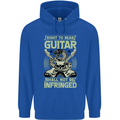 Right To Bear Guitar Rock n Roll Music Mens 80% Cotton Hoodie Royal Blue