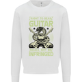 Right To Bear Guitar Rock n Roll Music Mens Sweatshirt Jumper White