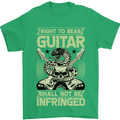 Right To Bear Guitar Rock n Roll Music Mens T-Shirt Cotton Gildan Irish Green