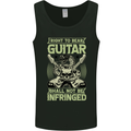 Right To Bear Guitar Rock n Roll Music Mens Vest Tank Top Black