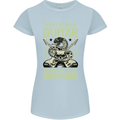 Right To Bear Guitar Rock n Roll Music Womens Petite Cut T-Shirt Light Blue