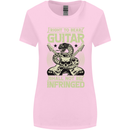 Right To Bear Guitar Rock n Roll Music Womens Wider Cut T-Shirt Light Pink
