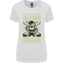 Right To Bear Guitar Rock n Roll Music Womens Wider Cut T-Shirt White