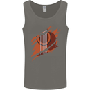 Ripped Torn Acoustic Guitar Music Funny Mens Vest Tank Top Charcoal