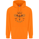 Rising Pheonix Motivational Message Quote Childrens Kids Hoodie Orange