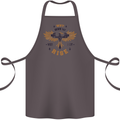 Rising Pheonix Motivational Message Quote Cotton Apron 100% Organic Dark Grey