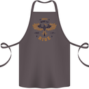 Rising Pheonix Motivational Message Quote Cotton Apron 100% Organic Dark Grey