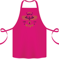 Rising Pheonix Motivational Message Quote Cotton Apron 100% Organic Pink