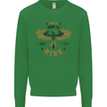 Rising Pheonix Motivational Message Quote Kids Sweatshirt Jumper Irish Green