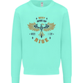 Rising Pheonix Motivational Message Quote Kids Sweatshirt Jumper Peppermint