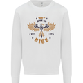 Rising Pheonix Motivational Message Quote Kids Sweatshirt Jumper White
