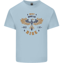 Rising Pheonix Motivational Message Quote Kids T-Shirt Childrens Light Blue