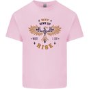 Rising Pheonix Motivational Message Quote Kids T-Shirt Childrens Light Pink