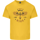 Rising Pheonix Motivational Message Quote Kids T-Shirt Childrens Yellow