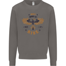 Rising Pheonix Motivational Message Quote Mens Sweatshirt Jumper Charcoal