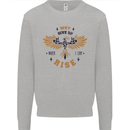 Rising Pheonix Motivational Message Quote Mens Sweatshirt Jumper Sports Grey