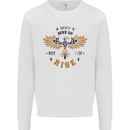 Rising Pheonix Motivational Message Quote Mens Sweatshirt Jumper White