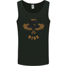 Rising Pheonix Motivational Message Quote Mens Vest Tank Top Black