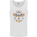 Rising Pheonix Motivational Message Quote Mens Vest Tank Top White