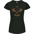 Rising Pheonix Motivational Message Quote Womens Petite Cut T-Shirt Black