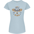 Rising Pheonix Motivational Message Quote Womens Petite Cut T-Shirt Light Blue