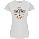 Rising Pheonix Motivational Message Quote Womens Petite Cut T-Shirt White