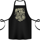 Road and Roll Motorbike Biker Motorcycle Cotton Apron 100% Organic Black