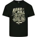 Road and Roll Motorbike Biker Motorcycle Mens Cotton T-Shirt Tee Top Black