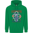 Roadway Bastard Motorcycle Biker Motorbike Childrens Kids Hoodie Irish Green
