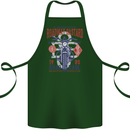 Roadway Bastard Motorcycle Biker Motorbike Cotton Apron 100% Organic Forest Green