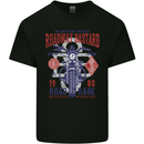 Roadway Bastard Motorcycle Biker Motorbike Kids T-Shirt Childrens Black