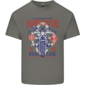 Roadway Bastard Motorcycle Biker Motorbike Kids T-Shirt Childrens Charcoal