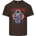 Roadway Bastard Motorcycle Biker Motorbike Kids T-Shirt Childrens Chocolate