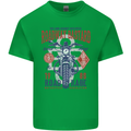 Roadway Bastard Motorcycle Biker Motorbike Kids T-Shirt Childrens Irish Green