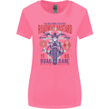 Roadway Bastard Motorcycle Biker Motorbike Womens Wider Cut T-Shirt Azalea