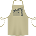 Robot Maintenance AI Futuristic SC-FI Cotton Apron 100% Organic Khaki