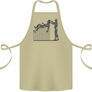 Robot Maintenance AI Futuristic SC-FI Cotton Apron 100% Organic Khaki