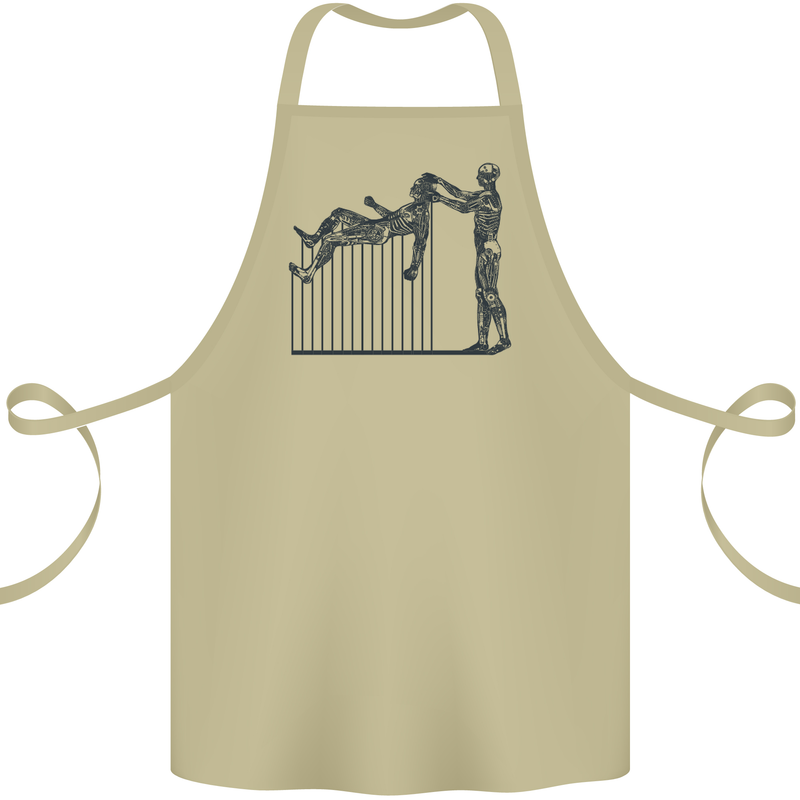 Robot Maintenance AI Futuristic SC-FI Cotton Apron 100% Organic Khaki