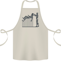 Robot Maintenance AI Futuristic SC-FI Cotton Apron 100% Organic Natural