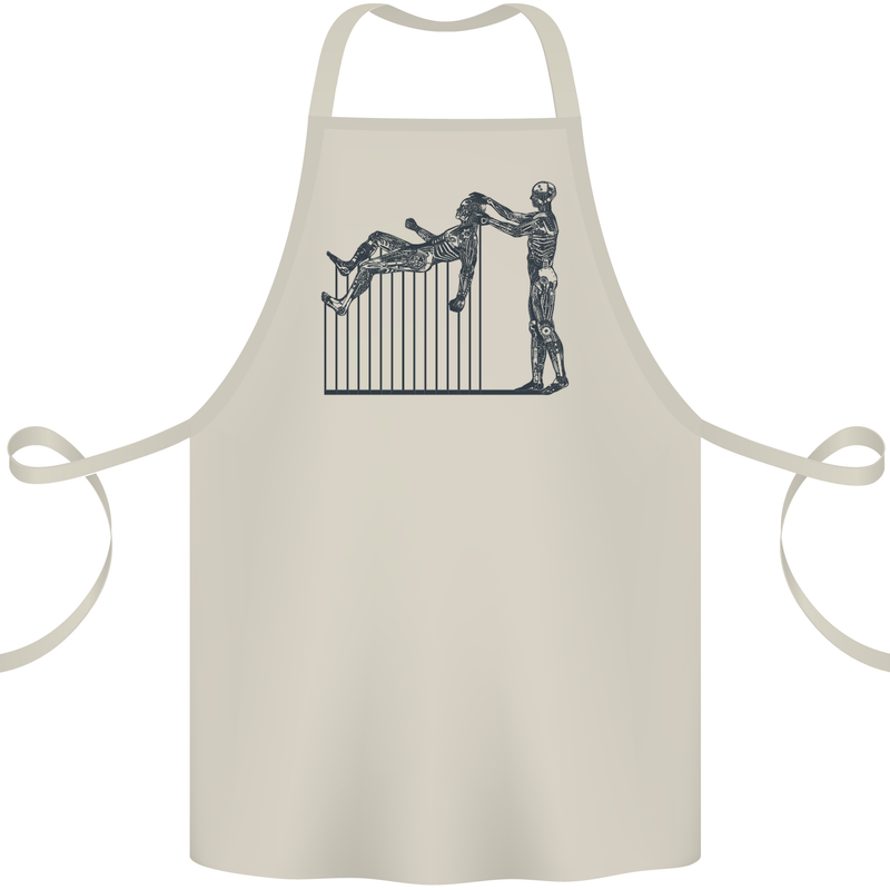 Robot Maintenance AI Futuristic SC-FI Cotton Apron 100% Organic Natural