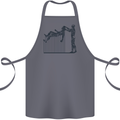 Robot Maintenance AI Futuristic SC-FI Cotton Apron 100% Organic Steel