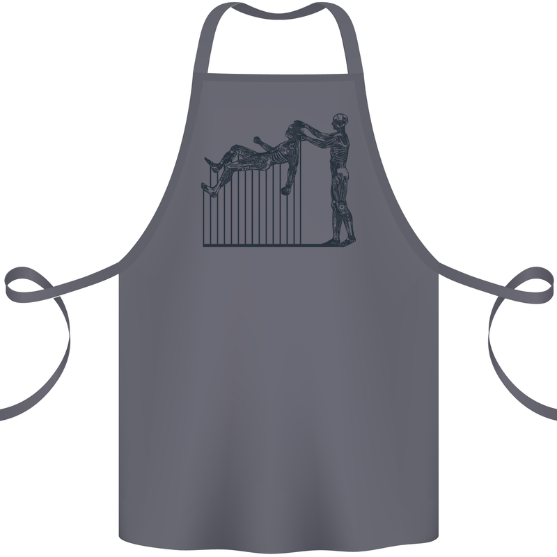 Robot Maintenance AI Futuristic SC-FI Cotton Apron 100% Organic Steel