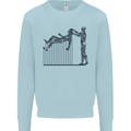 Robot Maintenance AI Futuristic SC-FI Kids Sweatshirt Jumper Light Blue