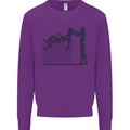 Robot Maintenance AI Futuristic SC-FI Kids Sweatshirt Jumper Purple