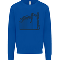 Robot Maintenance AI Futuristic SC-FI Kids Sweatshirt Jumper Royal Blue