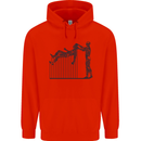 Robot Maintenance AI Futuristic SC-FI Mens 80% Cotton Hoodie Bright Red
