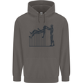 Robot Maintenance AI Futuristic SC-FI Mens 80% Cotton Hoodie Charcoal
