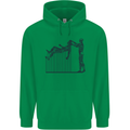 Robot Maintenance AI Futuristic SC-FI Mens 80% Cotton Hoodie Irish Green