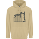 Robot Maintenance AI Futuristic SC-FI Mens 80% Cotton Hoodie Sand
