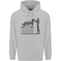 Robot Maintenance AI Futuristic SC-FI Mens 80% Cotton Hoodie Sports Grey